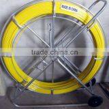 14mm Fiberglass Push Pull Rod,Fiber Snake Duct Rodder, Galvanized electrical cable reel stands