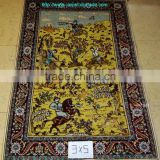 Antique silk carpet persian tapestry - handmade,silk tapestry