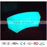 RGB Plastic Outdoor Lighted Furniture, Snake Bend Led Bar Stool
