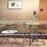 House Decoration of Iron Settee Tea Table/end Table Best-selling Metal Furniture