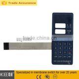 4x4 16 Embossed Tactile Push Button Membrane Switch Keypad With Transparent Window