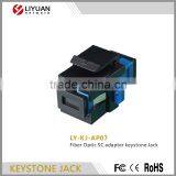 LY-KJ-AP07 Fiber Optic SC Adapter Keystone Jack