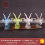 Ceramic Animal Horn Rack Jewelry Holder Customized