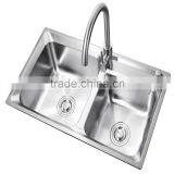Low Price 1.2mm 304SS Kitchen Sink Design thumbnail-1