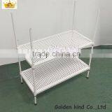 New Design Bathroom Accessories Metal Material Triple Tiers Durable Corner Shelf thumbnail-3