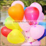 Hot sell Colorful Heart Latex Balloon for Party Decoration