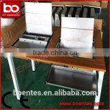 Manual Rotating Monitor Flip Up Box With Key for School & Office Desk