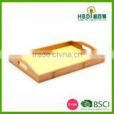 High Quality Bamboo Wholesale Serving Tray thumbnail-4