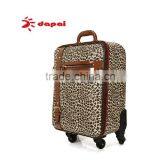 Leopard Print PVC Spinner Travel Luggage Wholesale Trolley Luggage Bag thumbnail-3