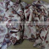 Print Scarf Shawl Wool Printed Scarves thumbnail-1