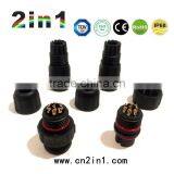 SQ14-8P Solder Cable 3A Nylon Electric IP68 Wire Waterproof Connector thumbnail-5