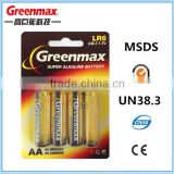 ZN/MO2 LR6 Alkaline Battery 1.5v AA Battery