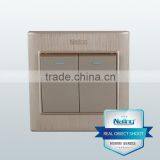 High Grade PC Material Electric 2 WAY Wall Switch