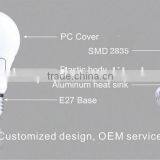 CE, EMC, ERP Proved 5W/7W/9W/11W, USD 1-1.8/Pcs Al. + Plastic, A60 E27 Ra80, 810lm Led Bulbs thumbnail-2