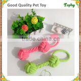 Cotton Rope With Strap A Tennis Ball Playthings Puppy Dog Toys thumbnail-5