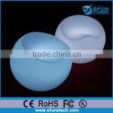 Rechargeable Led Light Plastic Chair Furniture, Sofa With Led Lights