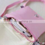 Smooth Custom Leather Mobile Phone Bag, High Quality Mobile Phone Bag, Leather Purse Shoulder Mobile Phone Bag thumbnail-6