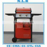 Amazon Hot Sale Outdoor Family Courtyard Party Carbon Steel Gas BBQ Grill