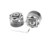 Motorcycle Front Axle Nut Covers For Universal Electra Glide FXD thumbnail-2