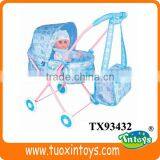 Dolls Prams, Rattan Dolls Pram, Baby Doll Twin Strollers thumbnail-1