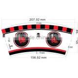 Modern Disposable Paper Cup Fan Fashionable Drinking Paper Cup Fan thumbnail-5