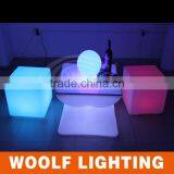 Modern Indoor and Outdoor Hotel and Bar Used Leisure LED Light Up Sofa Furniture thumbnail-5