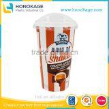 IML Plastic Coffee Cup With Lid,Customized Coffee Cup PP Material,Hot Selling Coffee Cups in Australia. thumbnail-1