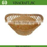 Decorative Flower Bamboo Basket for Home thumbnail-1