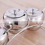 18/10 Salt Pepper Sugar Storage Organizers Seasoning Containers Spice Jar thumbnail-5