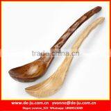 Unflatness Long Handle Wood Rice Spoon thumbnail-3