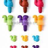 Cute Cartoon Shape Squirrel Party Wine Plug Set, Colorful Squirrel Bottle Stopper thumbnail-5