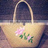 High Quality Best Selling Sea Grass Shopping Bag WITH HANDLE From Vietnam thumbnail-1