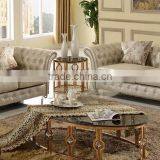 2014 New Design Luxury European Style Leather Sofa With Button SF033 thumbnail-1