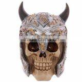 Halloween Props Ox Horn Skeleton Resin Skull Knight thumbnail-2
