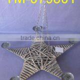Hanging Willow Star Candle Holder thumbnail-1