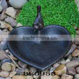 Newly Antique Cast Iron Bird Bowl Bird Feeder thumbnail-1