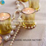 Red Velvet Cake in a Mason Jar Small Rose Gold Votive