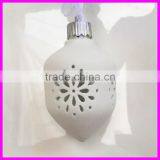 Wholesale Price Ceramic Gifts With Hollow LED Design Christmas Decoration thumbnail-2