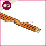 Standard Size Yellow & Black Wooden HB Pencil Sharpened With Eraser, HB Pencil With Eraser Topper, HB Pine Pencil With Eraser thumbnail-2