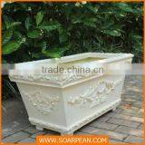 Latest Outdoor Decorative Fiberglass Giant Flower Pot thumbnail-5