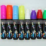 2017 Amazon Hot Sell Neon Color Chalk Marker Pens Reversible Bullet And Chisel Tip And A Brand New Revolutionary Cap thumbnail-3