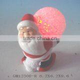 Ceramic Lighted Santa thumbnail-1
