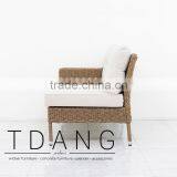 Harrison Right Hand Wicker Bench - Poly Rattan Furniture - Vietnam Outdoor Wicker Set thumbnail-3