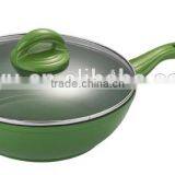 5pcs Heat Resistant Painting Die Casting Aluminum Nonstick Cookware Set thumbnail-4