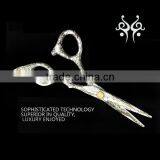 QJ-HC48 Punk Style Hair Dresser Cutting Scissor With Special Pattern thumbnail-5