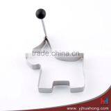 Cute Dog Shape Food Grade Stainless Steel Fried Egg Molds, Cooking Tools Egg Ring With Handgrip (HEM-18) thumbnail-2