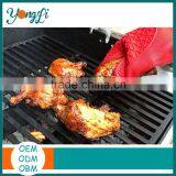 Silicon Potholder Waterproof Silicone Heat Resistant Grilling BBQ Gloves thumbnail-1