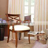 Arm Chair Regency Walnut Mahogany Wood Furniture thumbnail-1