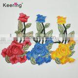 Factory Direct Wholesale Pretty Flower Decoration Embroidery Patch WEF-758 thumbnail-1