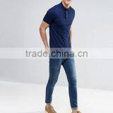 Guangzhou Xinlan Factory Custom Short Sleeve Navy Men's 100% Polyester Pique 200g Slim Fit Casual Latest Polo T-Shirt thumbnail-4